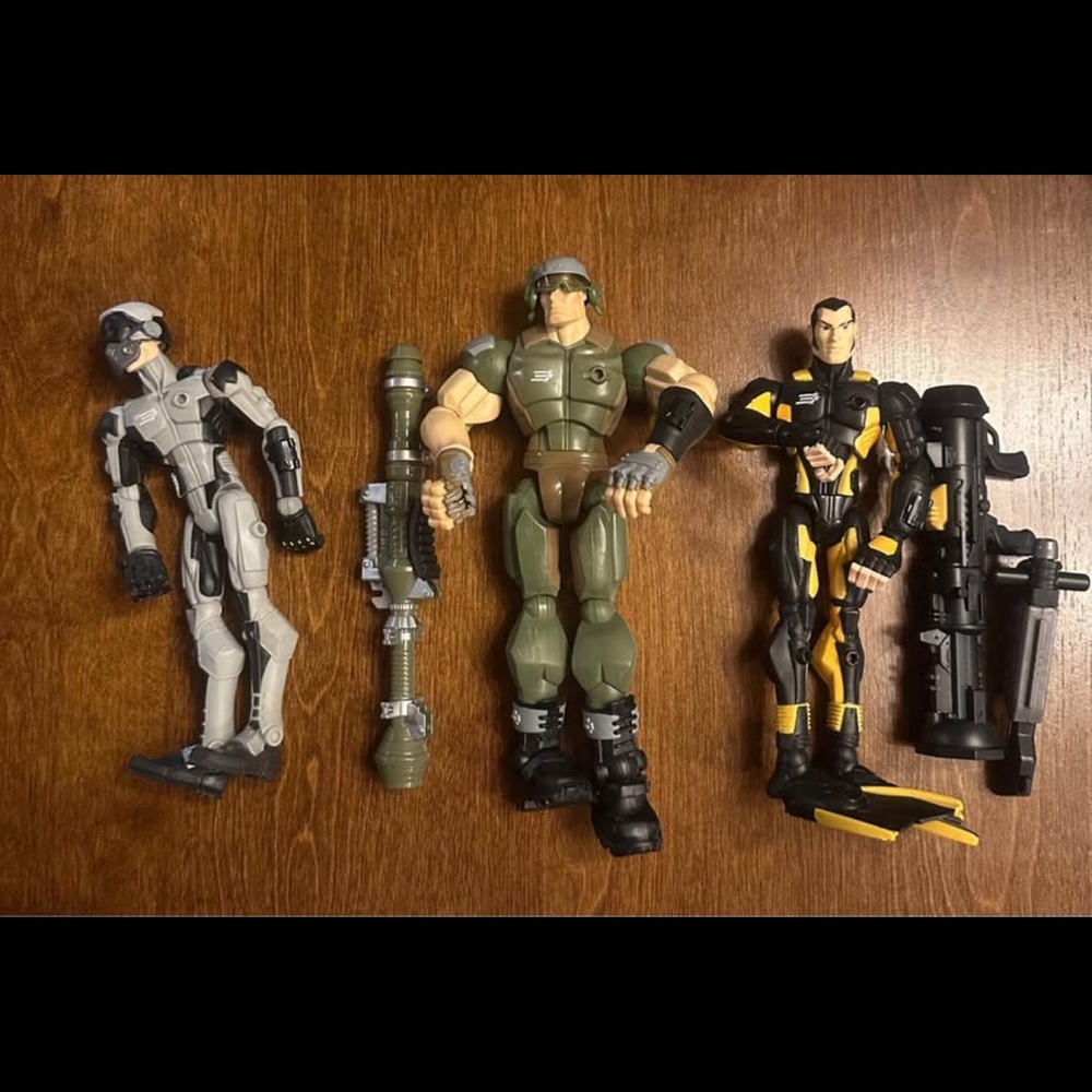 G.l. Joe Sigma 6 line set 2005
set of 3